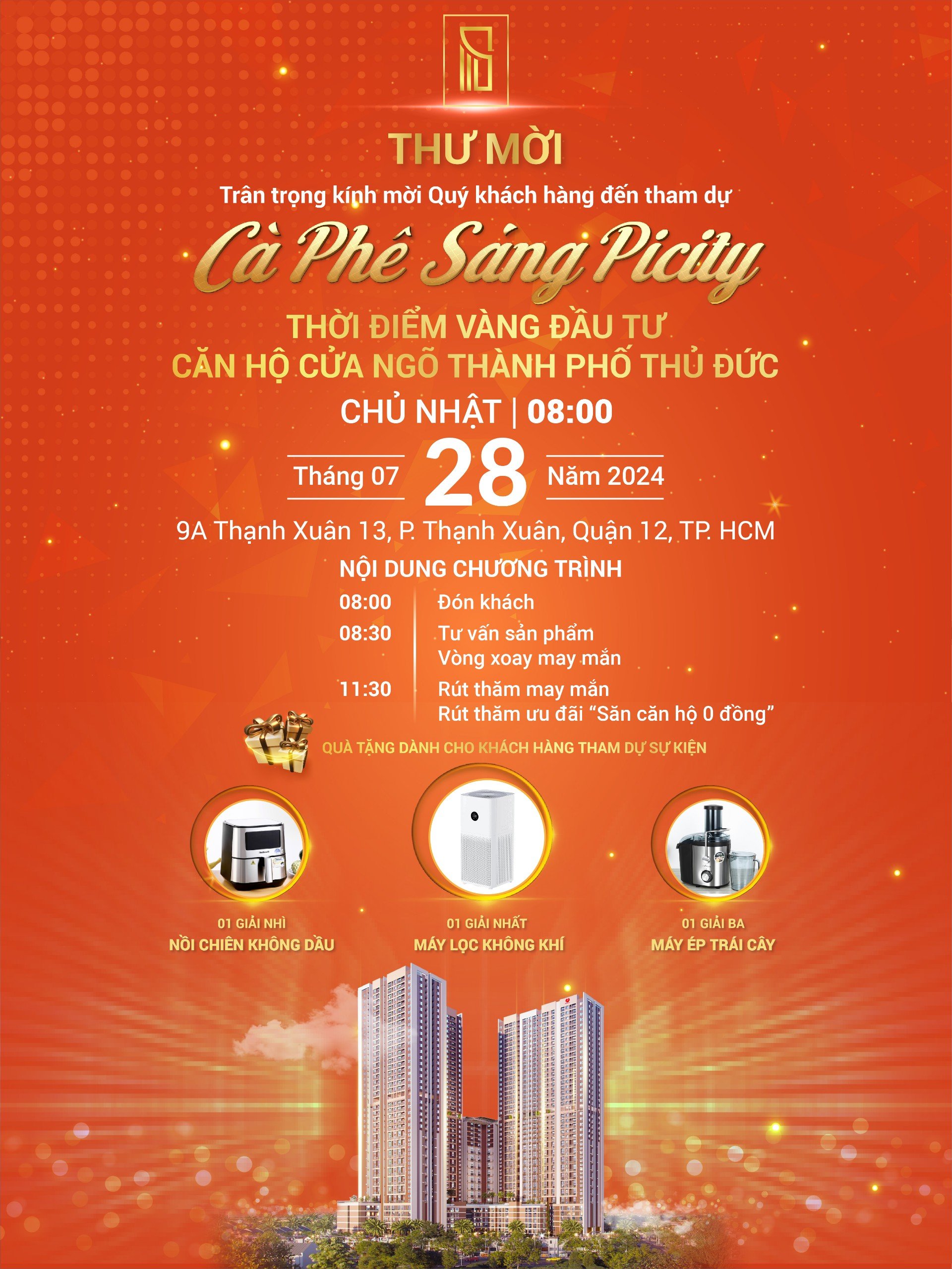 Phan qua tai su kien Ca phe sang cung Picity Sky Park 28.7.2024