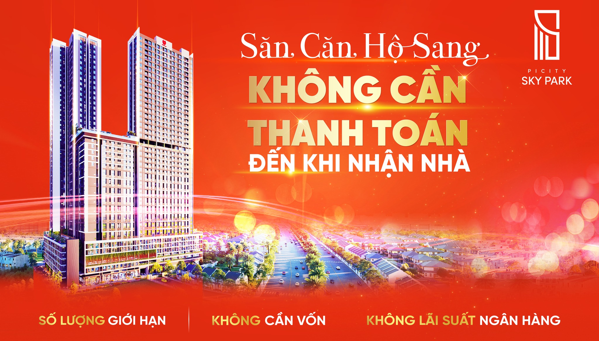 San can ho khong can thanh toan tai Picity SKy Park