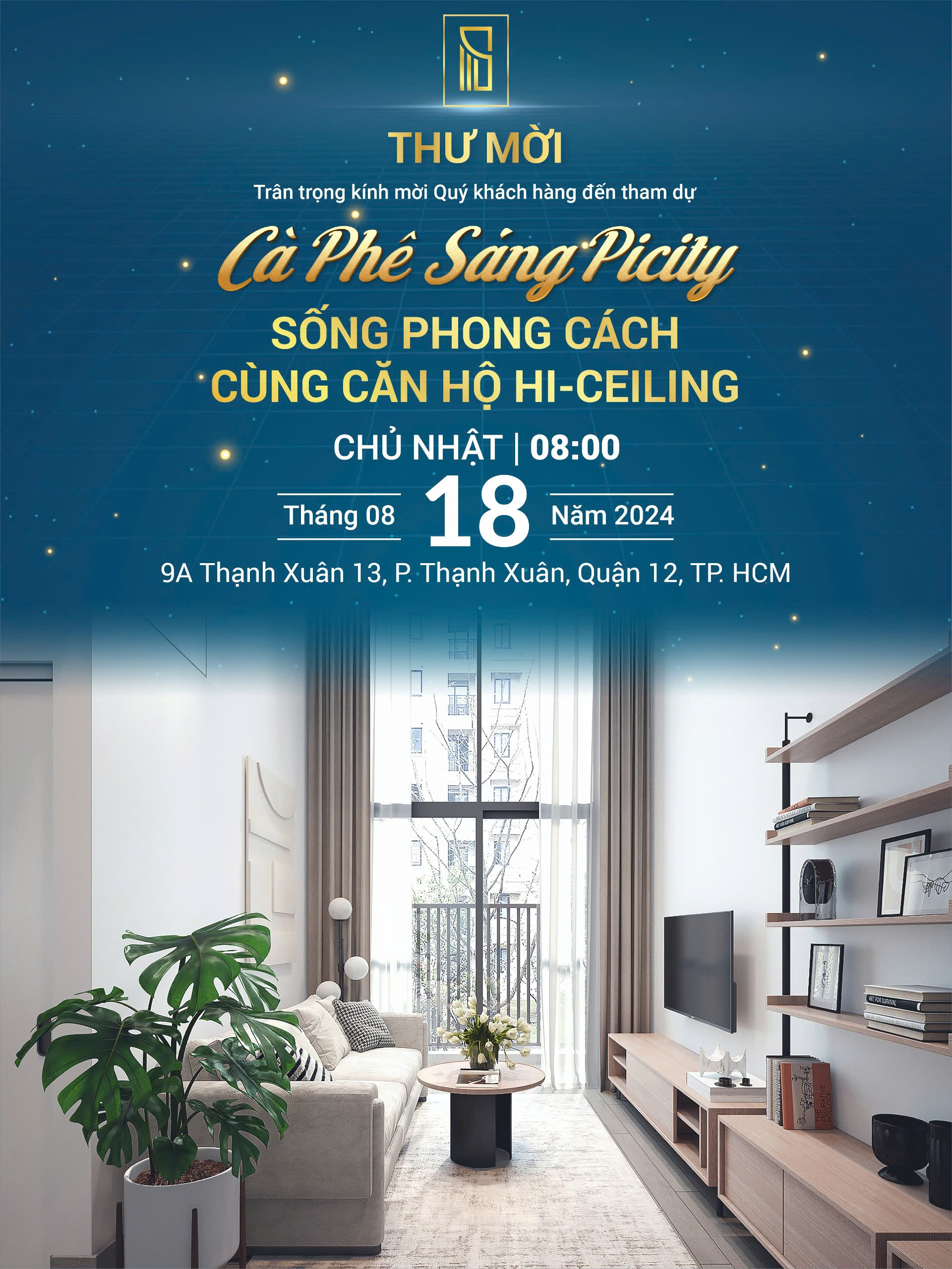 Thu moi Cafe Sang Picity ngay 18.8.2024