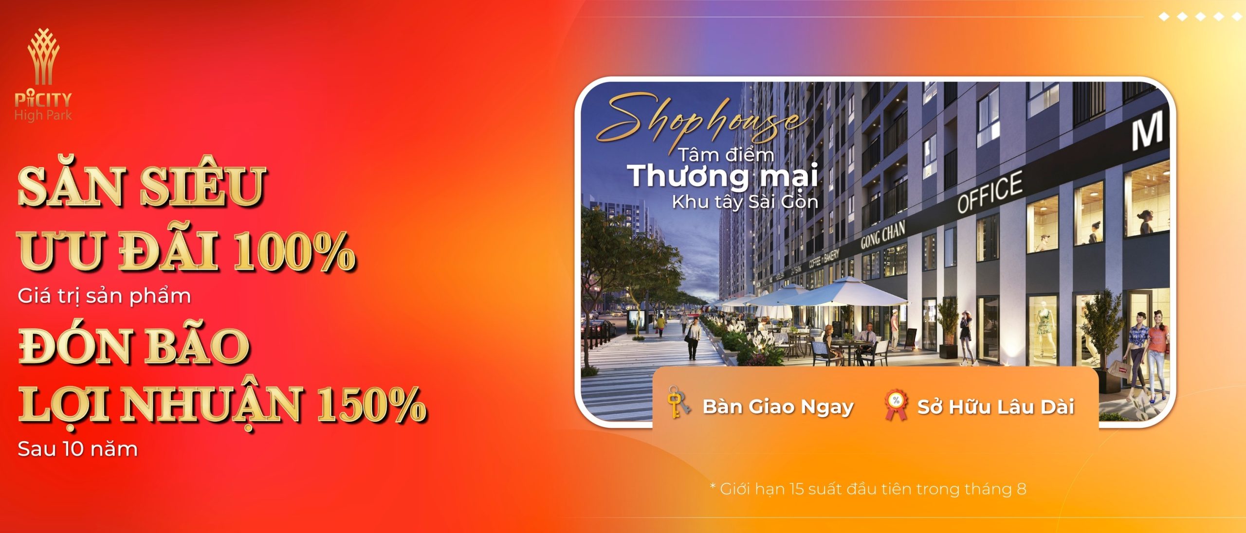 Đầu tư siêu lợi nhuận với Shophouse Picity Quận 12